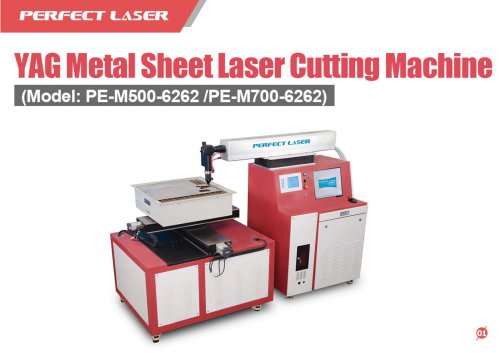 Perfect Laser-YAG Metal Sheet Laser Cutting Machine PE-6262 500W 700W