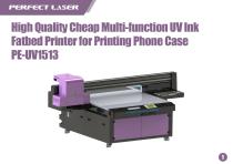 UV Ink Fatbed Printer for Printing Phone Case PE-UV1513