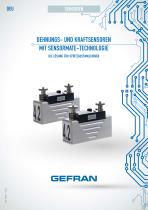 DEHNUNGS- UND KRAFTSENSOREN MIT SENSORMATE-TECHNOLOGIE