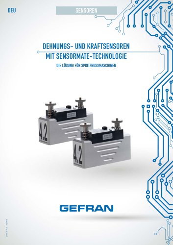 DEHNUNGS- UND KRAFTSENSOREN MIT SENSORMATE-TECHNOLOGIE