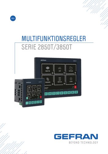MULTIFUNKTIONSREGLER SERIE 2850T/3850T
