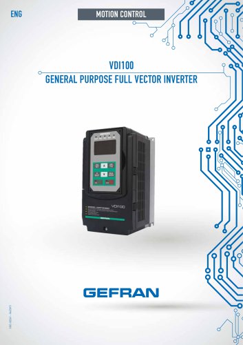 VDI100 - GENERAL PURPOSE FULL VECTOR INVERTER