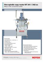 One-spindle copy router KF 341 / 342 ec