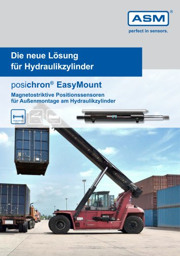 posichron® EasyMount - Die neue Lösung für Hydraulikzylinder