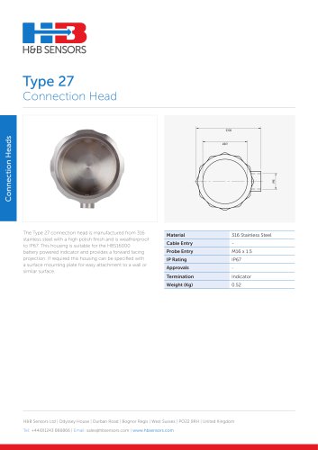 Connection Heads Type 27