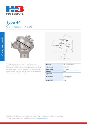 Connection Heads Type 44