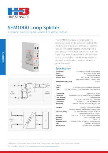 Isolators SEM1000