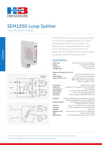 Isomators SEM1200