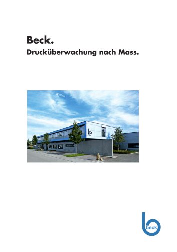 Beck. Drucküberwachung nach Mass