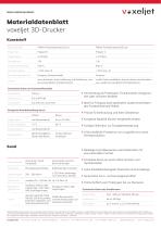 Materialdatenblatt voxeljet 3D-Drucker - 1