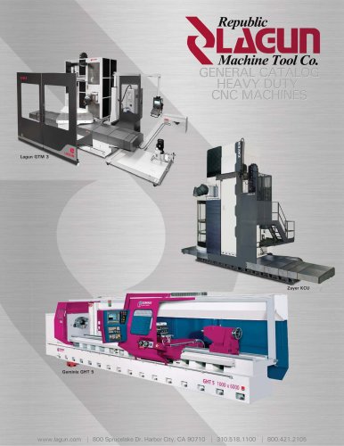 GENERAL CATALOG HEAVY DUTY CNC MACHINES