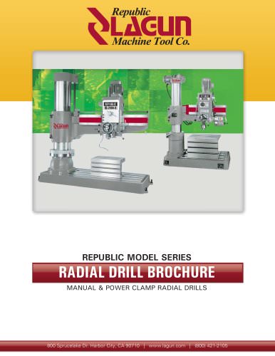 RADIAL DRILL BROCHURE