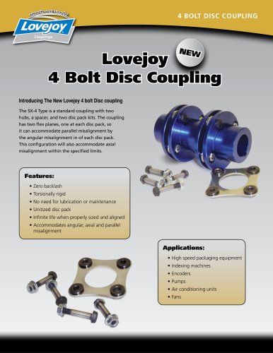 4 BOLT DISC COUPLING