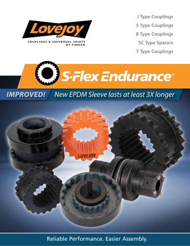 S-Flex Endurance Couplings Catalog