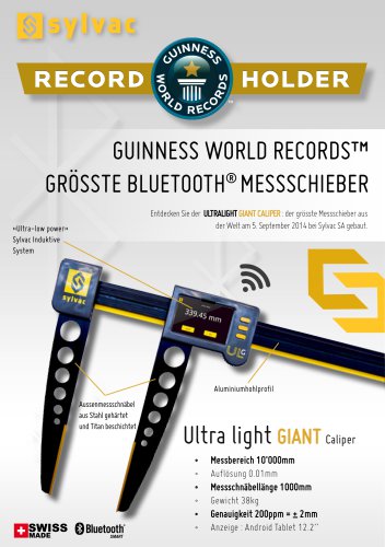 Flyer Ultra Light Messschieber Giant