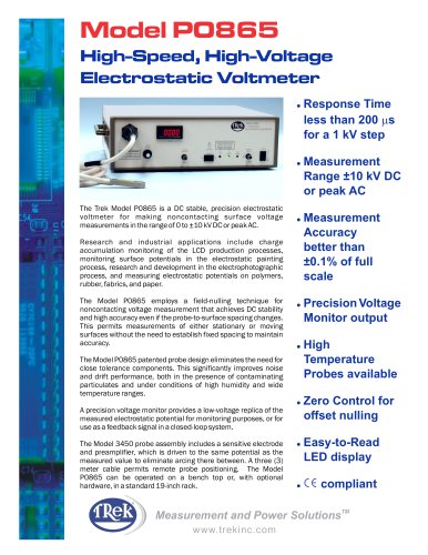 P0865 High-Speed, High-Voltage ESVM