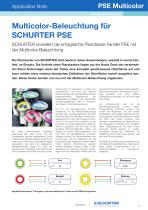 Multicolor-Beleuchtung für SCHURTER PSE - 1