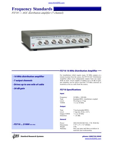 Distribution Amplifier