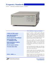 FS725 — Benchtop rubidium frequency standard