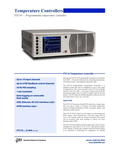 PTC10 Programmable Temperature Controller