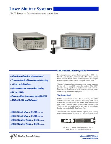 SR470 Laser Shutter Controller