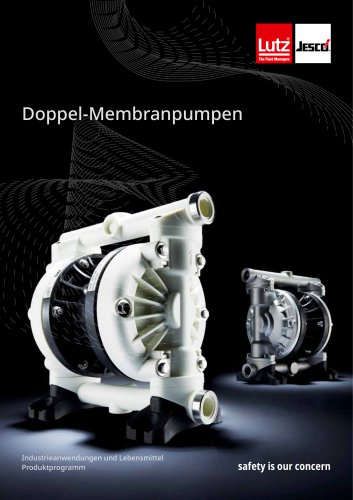 Druckluft - Membranpumpen Industrieanwendungen / Lebensmittel