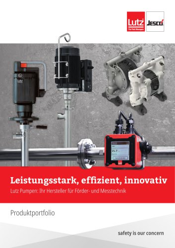 Gesamt&uuml;bersicht Produktporfolio