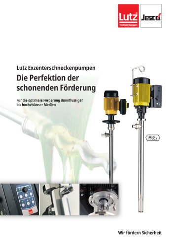 Lutz Exzenterschneckenpumpen