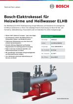 Bosch-Elektrokessel für Heizwärme und Heißwasser ELHB