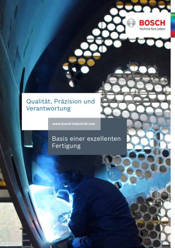 Bosch Industrial - Basis einer exzellenten Fertigung