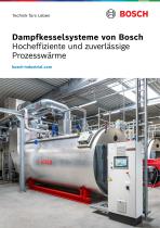 Dampfkesselsysteme von Bosch - Hocheffiziente und zuverlässige Prozesswärme