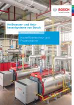 Heißwasser- und Heizkesselsysteme von Bosch - Hocheffiziente Heiz- und Prozesswärme