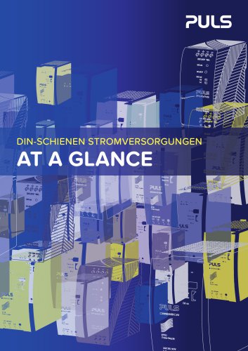 DIN-SCHIENEN STROMVERSORGUNGEN AT A GLANCE