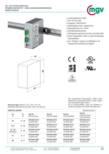 SERIE SPH240