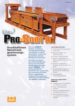 Pro Sort II Druckluftloses Metallrück Gewinnungs System