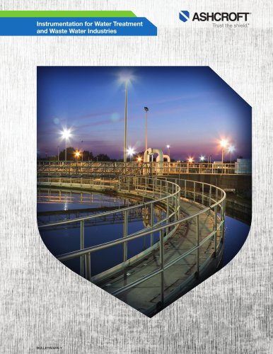 Instrumentation for water treatment and waste water industries