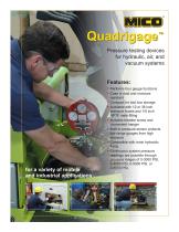 Quadrigage: Pressure testing devices for hydraulic, air, and vacuum systems