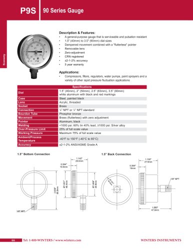 P9S 900 Series Gauge