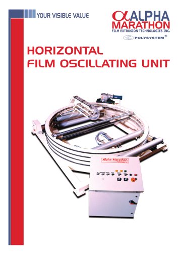 Horizontal film oscillating unit 