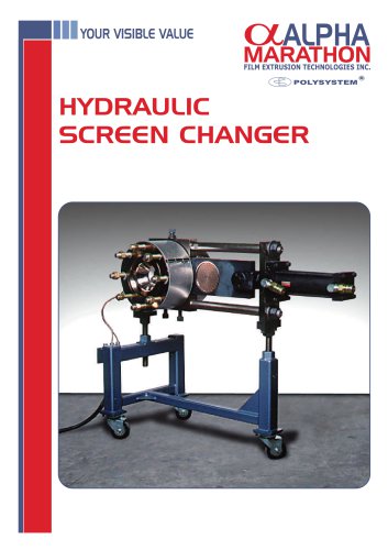 HYDRAULIC SCREEN CHANGERS