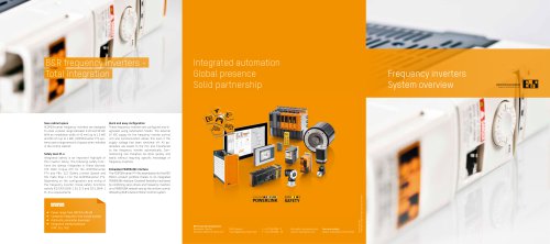 System overview: Frequency Inverters