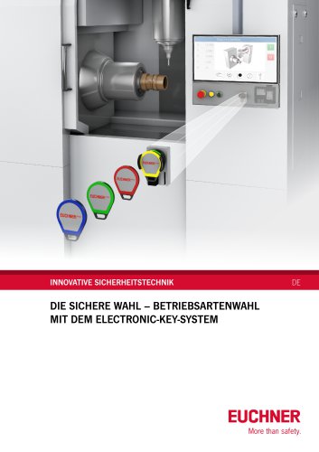 Betriebsartenwahl mit dem Electronic-Key-System