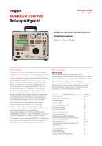 EINPHASIGES PRÜFGERÄT | SVERKER 750/780 - 1