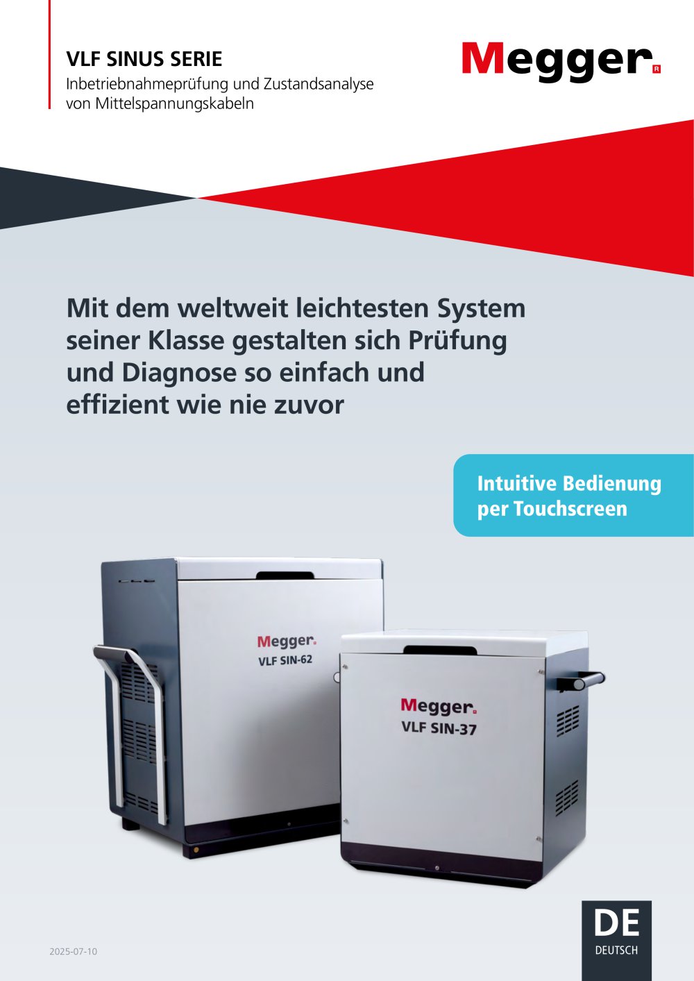 VLF SINUS SERIE - MEGGER