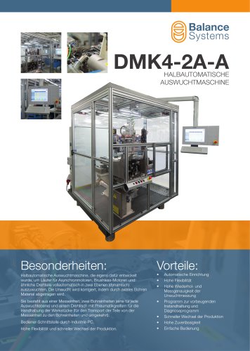 DMK4-2A-A Halbautomatische Auswuchtmaschine