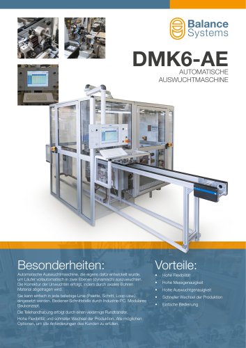 DMK6-AE Automatische Auswuchtmaschine