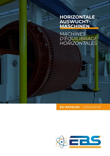 Horizontale Auswucht-Maschinen 
