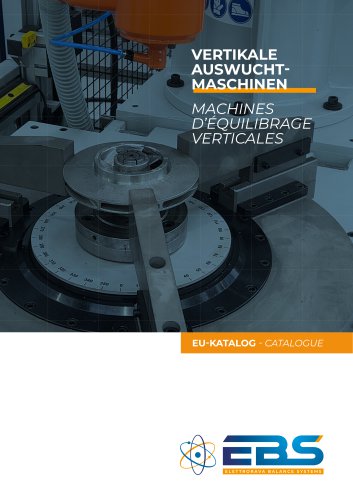 Vertikale Auswucht-Maschinen
