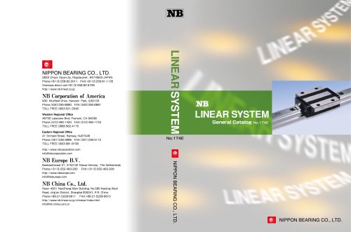 Linear System General Catalog