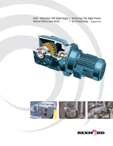 Falk? Ultramite® UW Right-Angle Helical Worm Gear Drive